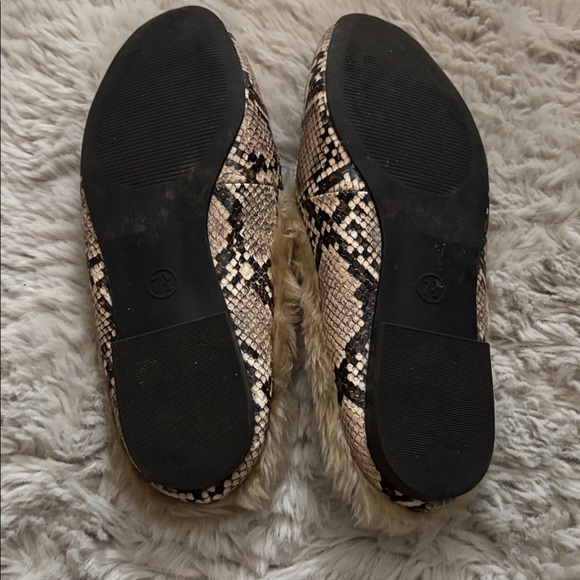 A New Day Faux Fur Snake mules - Picture 2 of 3